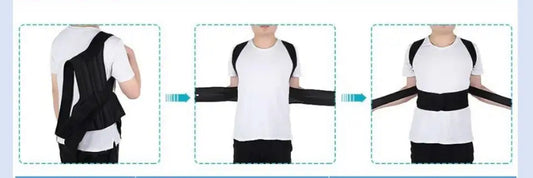Ceinture dorsale pour améliorer la posture, soutien lombaire du dos, unisexe